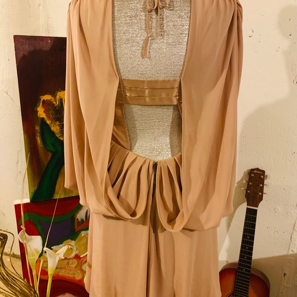 Beautiful pale peach H&M pink label dress. - Picture 3 of 8